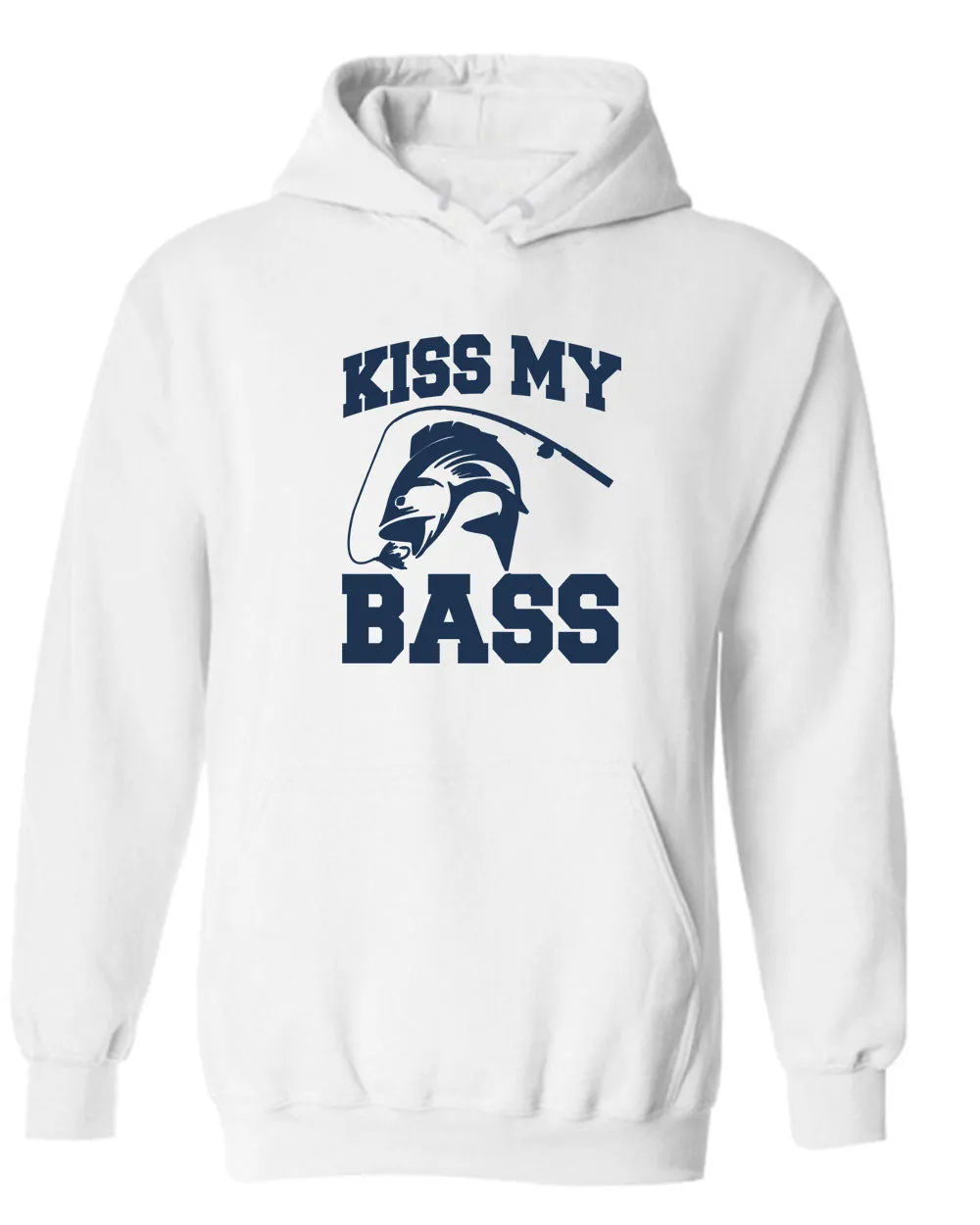 Kiss My BASS, Funny Fishing hoodie