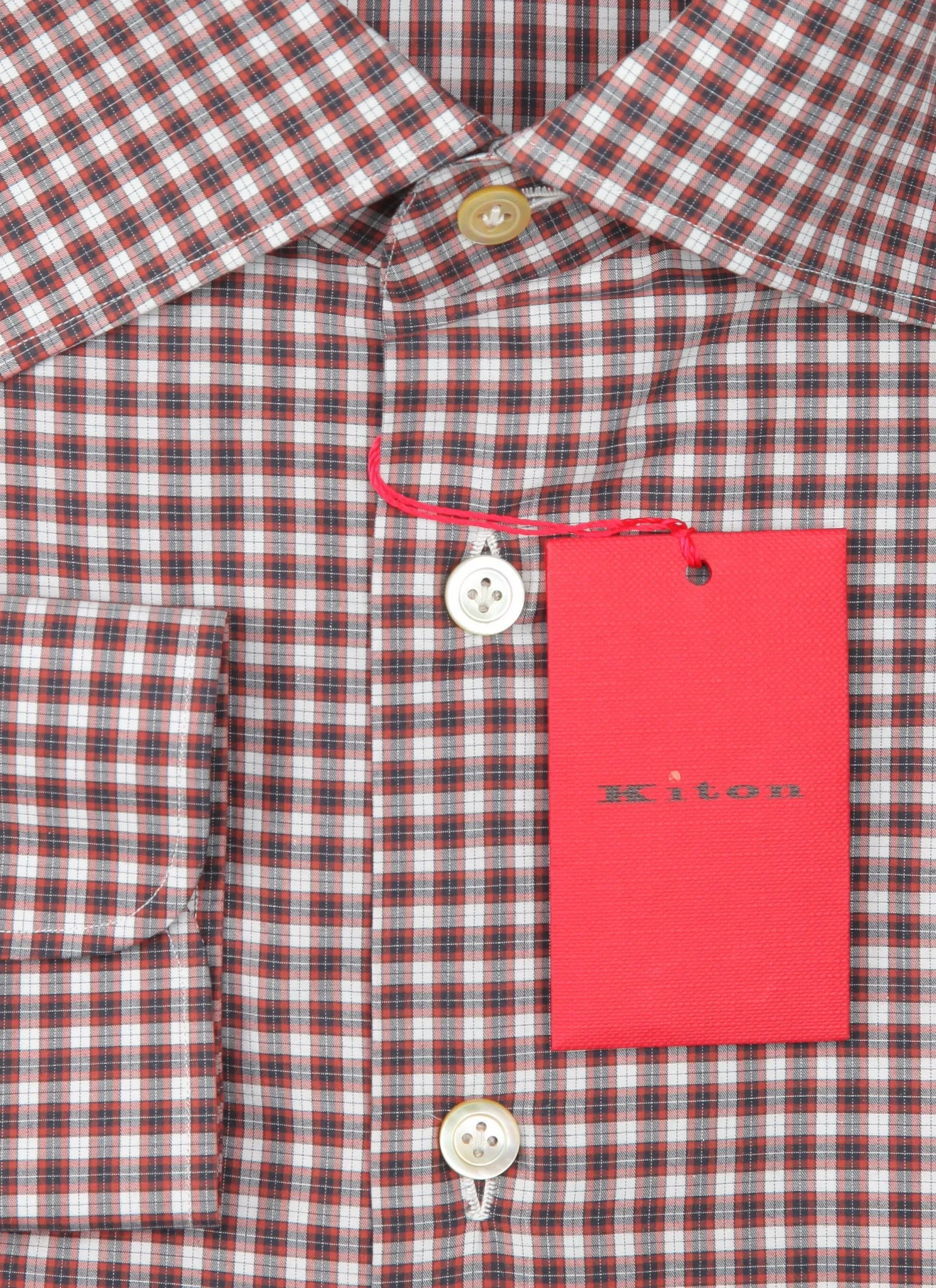 Kiton Brown Shirt - Slim