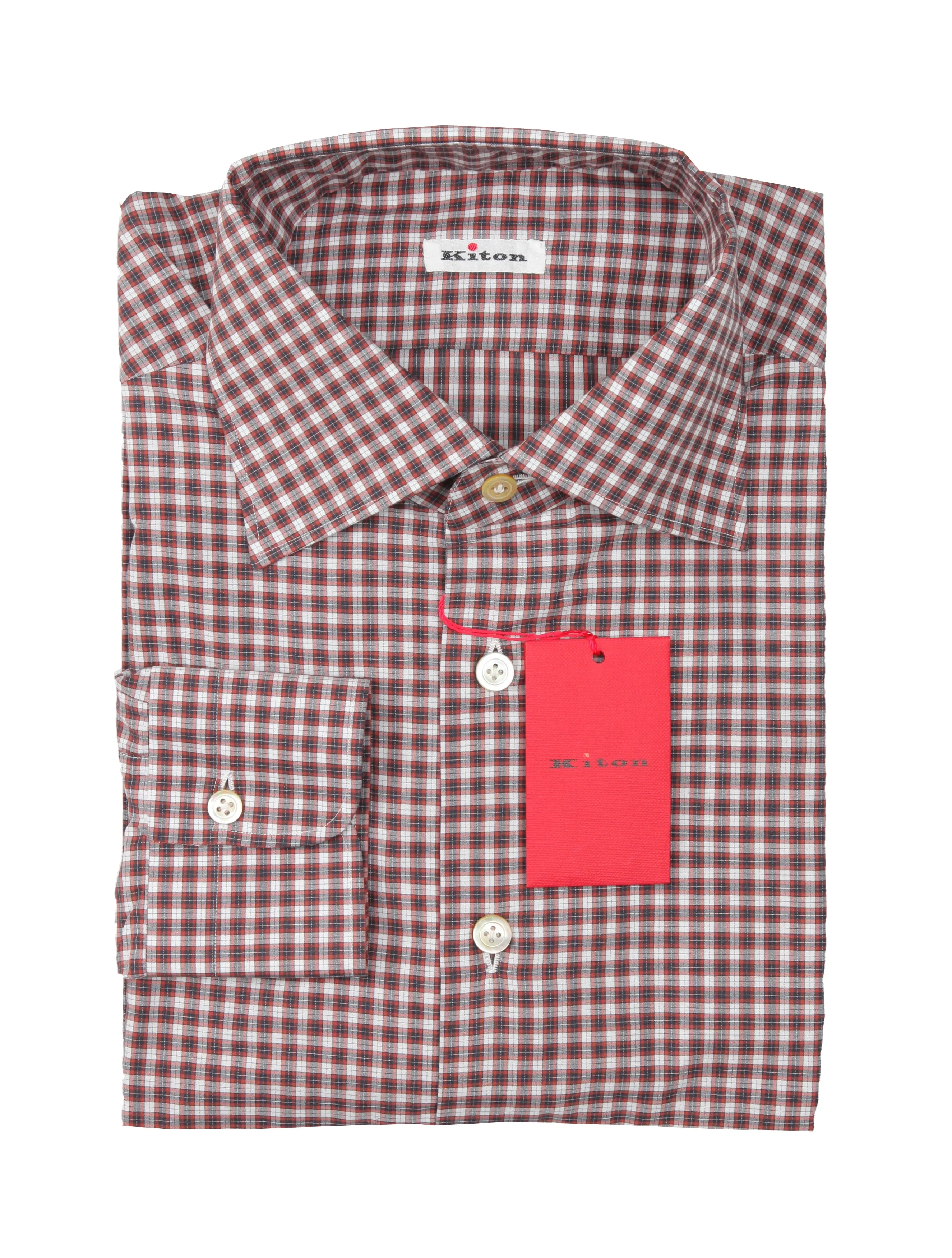 Kiton Brown Shirt - Slim