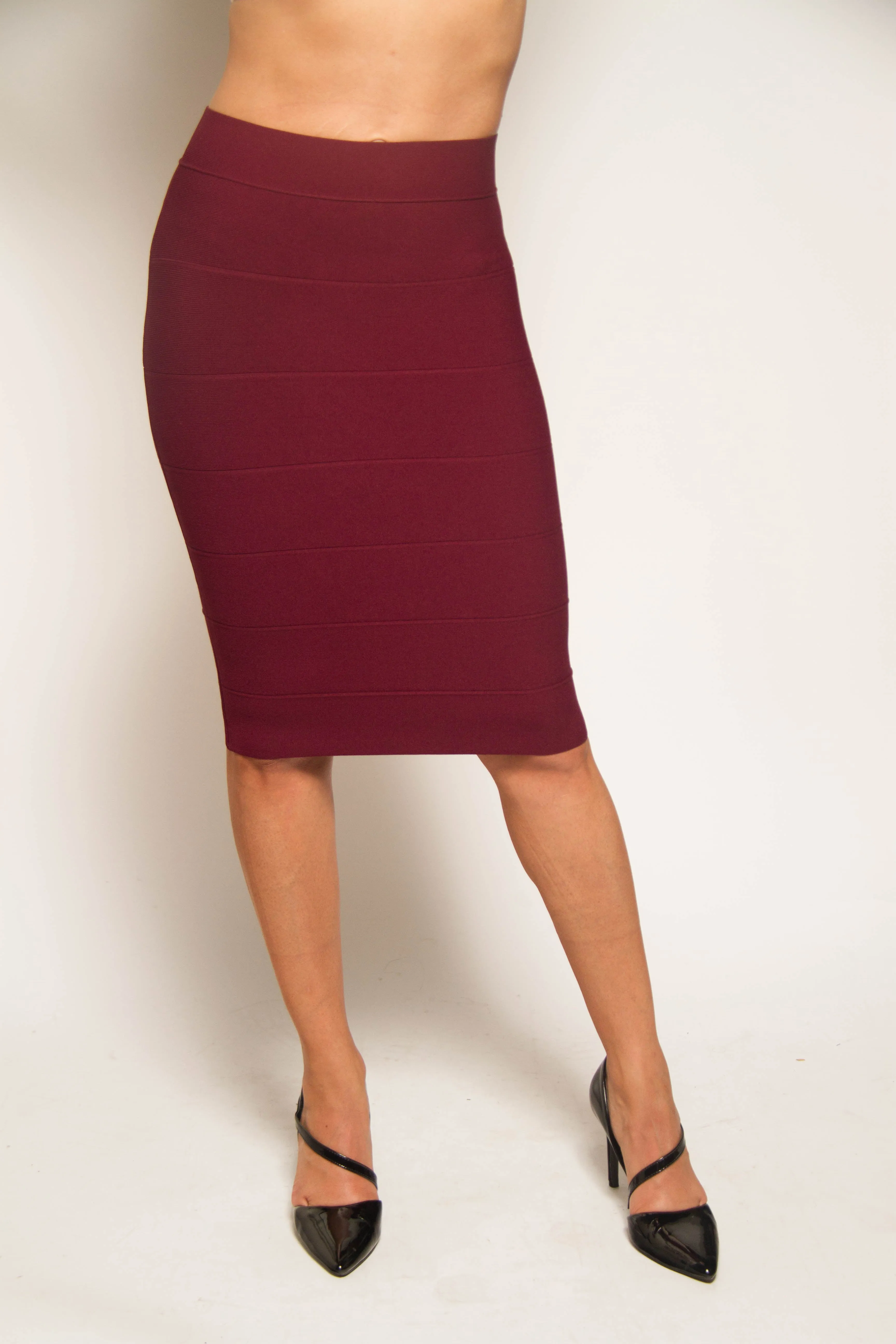 Knee Length Pencil Skirt