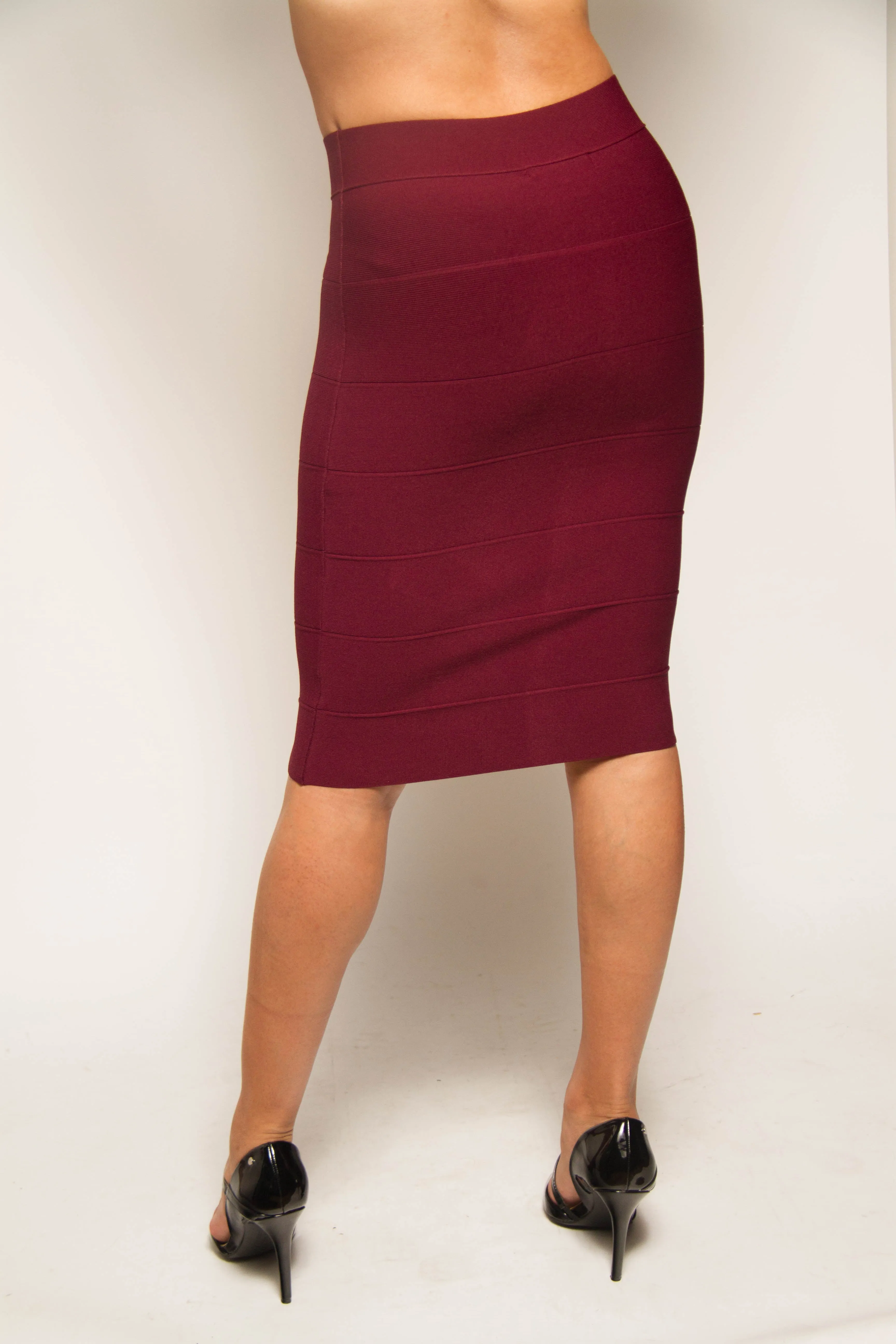 Knee Length Pencil Skirt