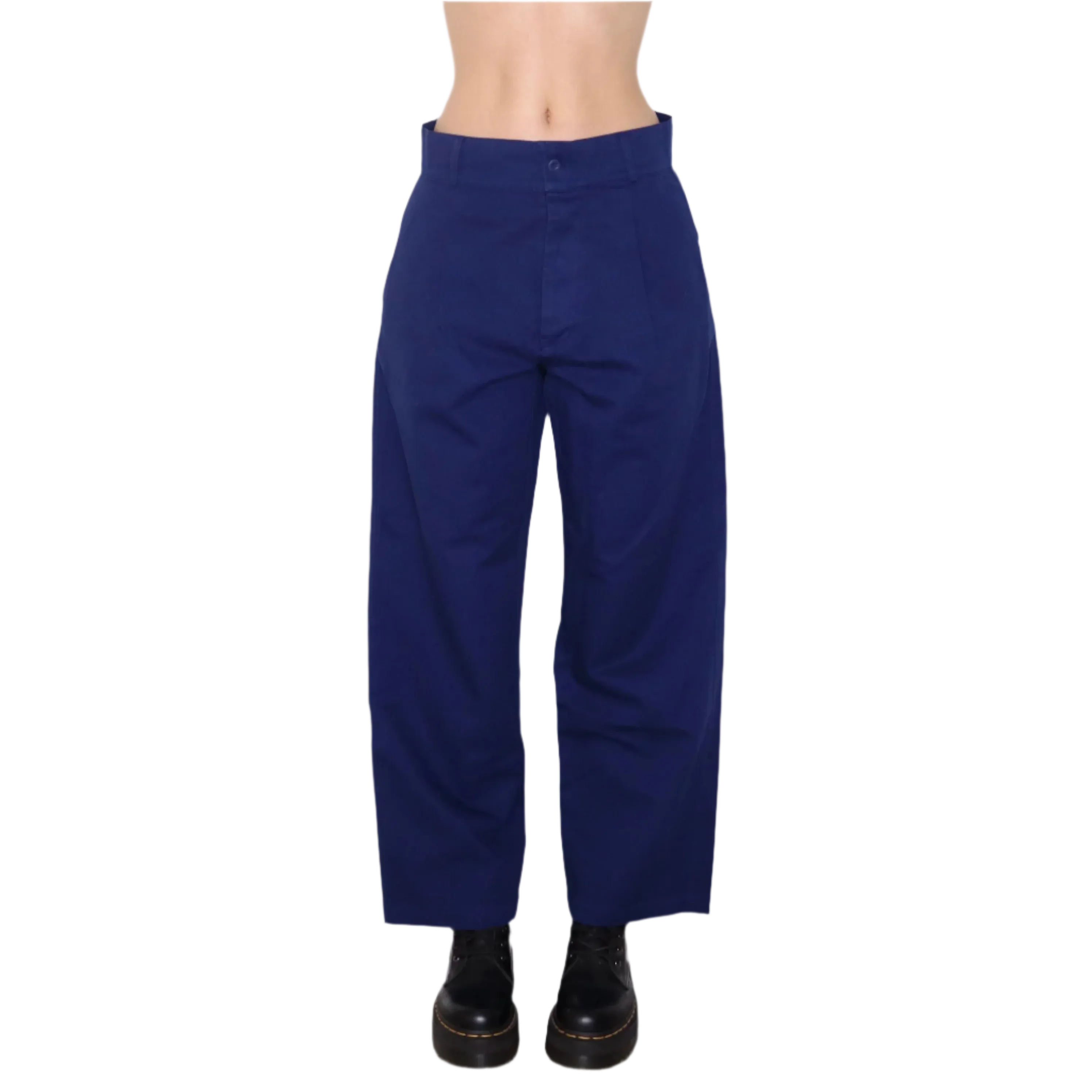 LABO.ART Navy Wide Leg Pants (M) 