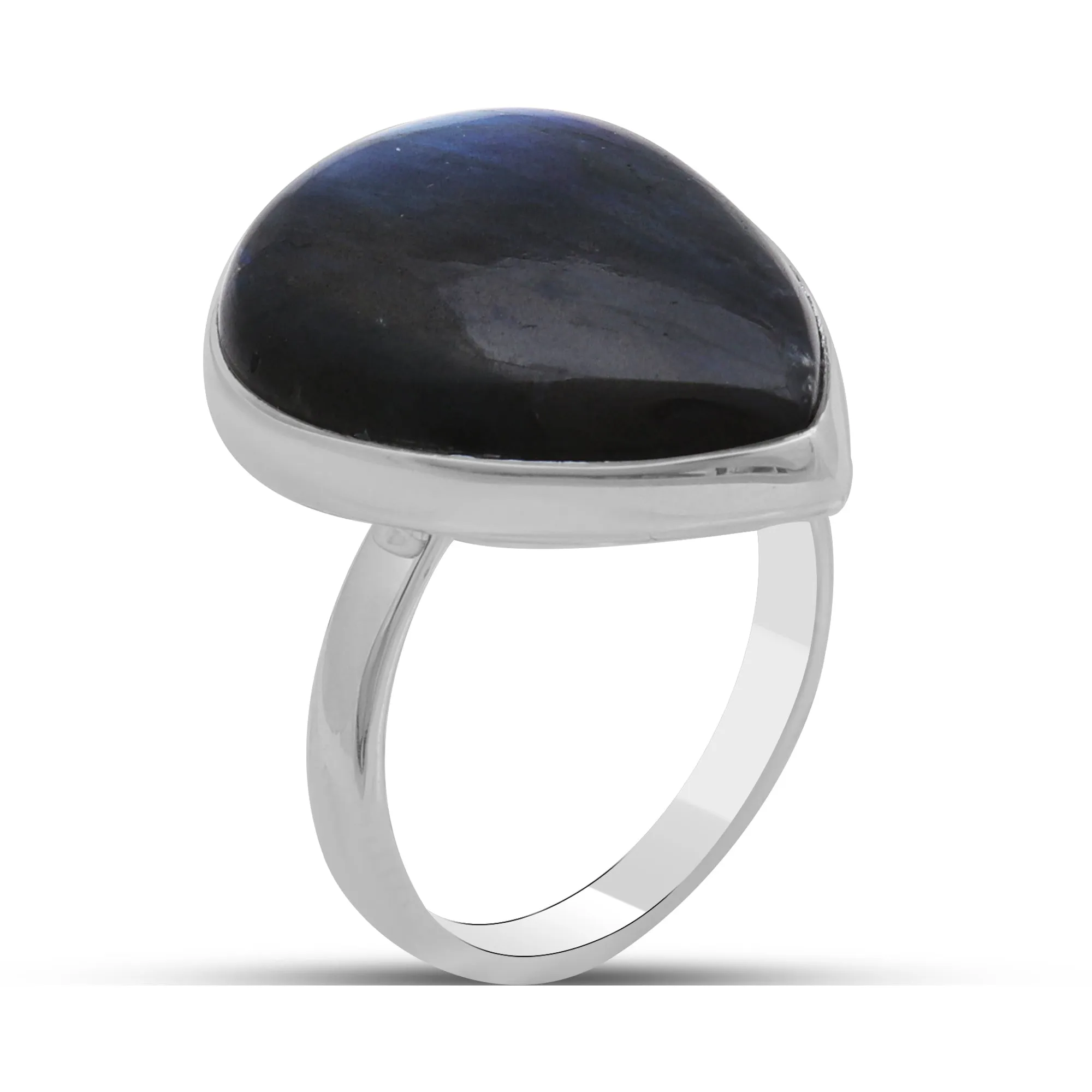 Labradorite Silver Rings