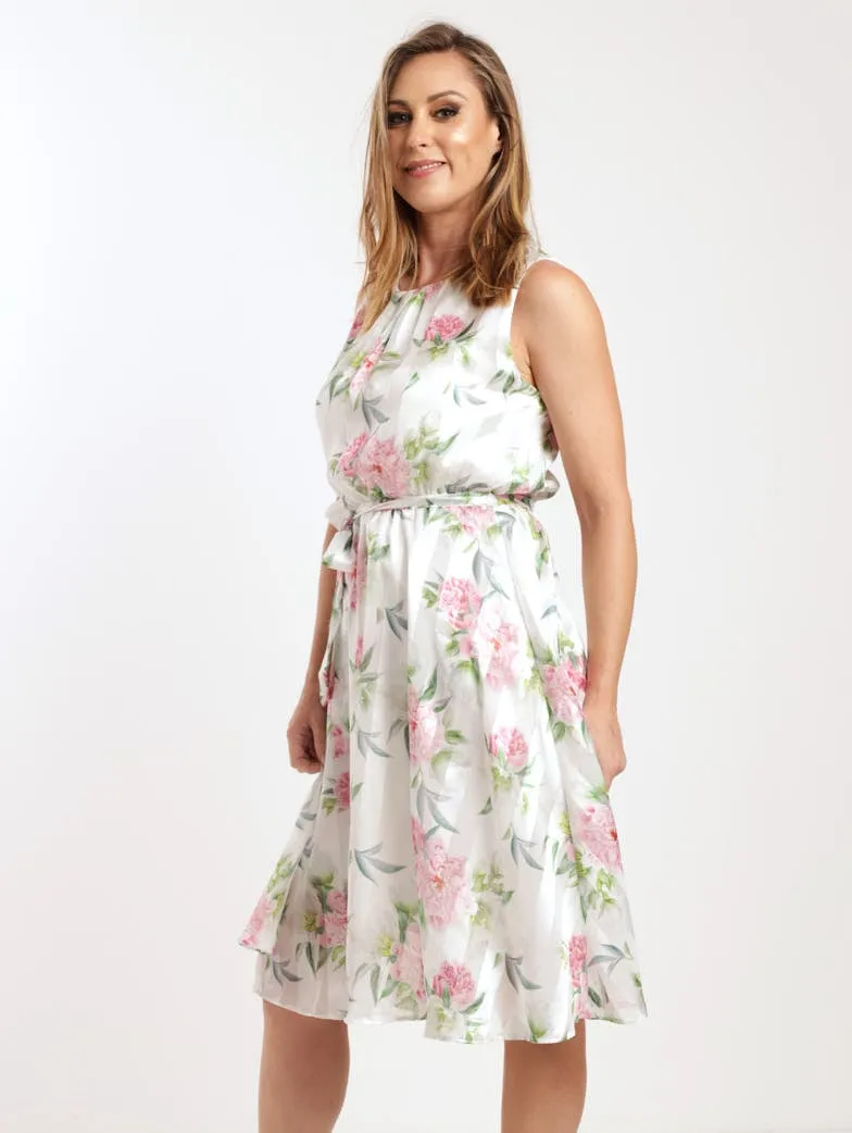 Ladies Printed Fit N Flare Dress
