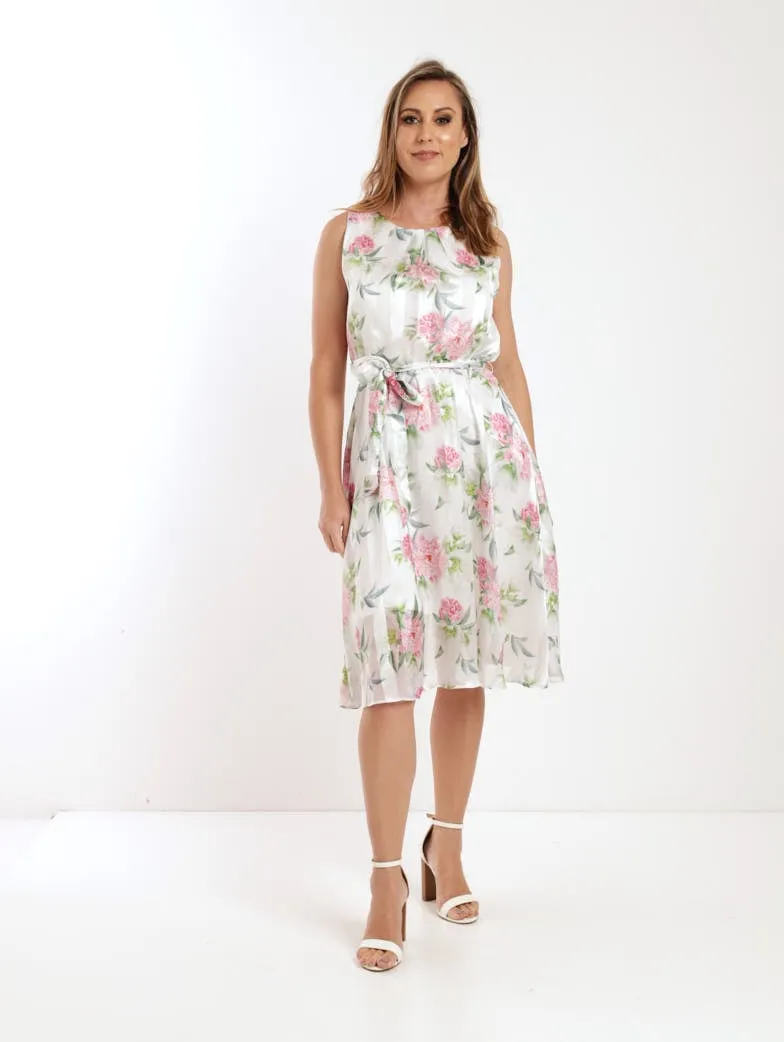 Ladies Printed Fit N Flare Dress