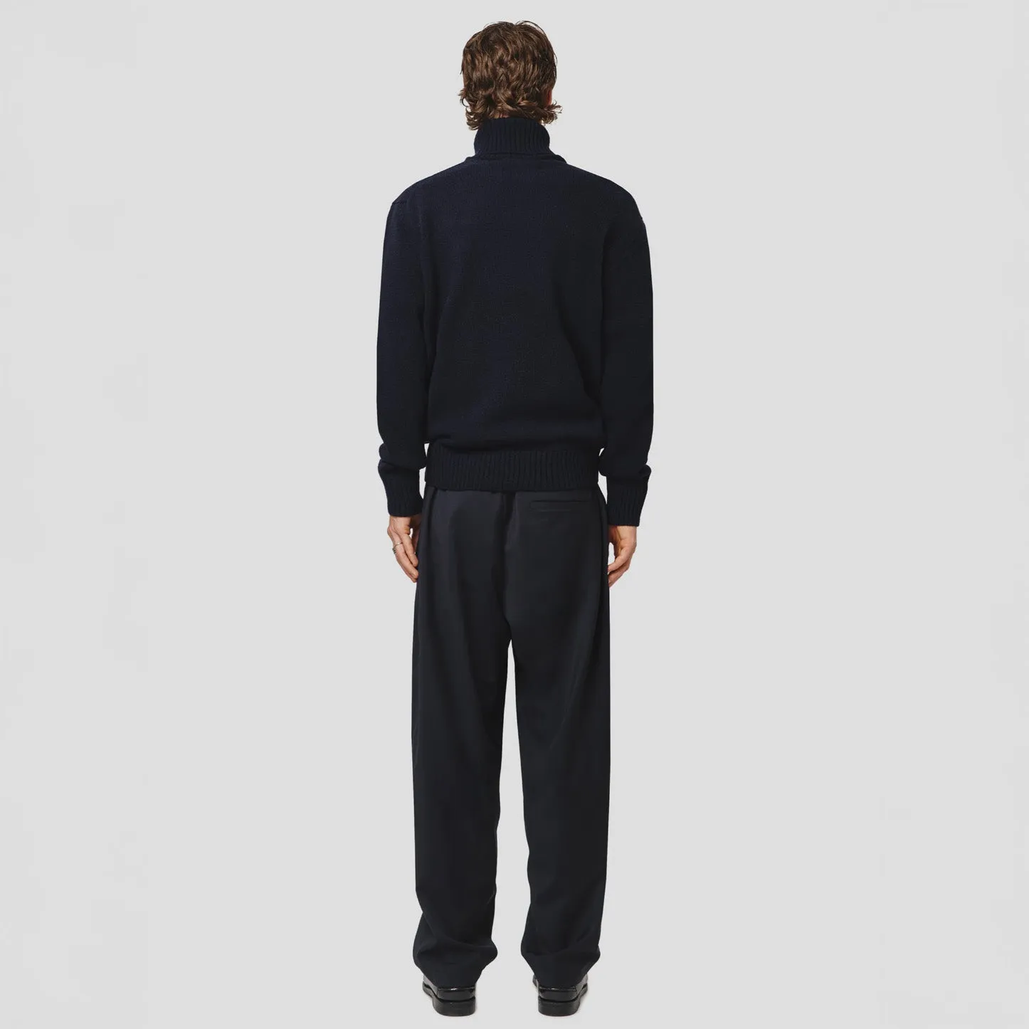 Lambswool High Neck Sweater