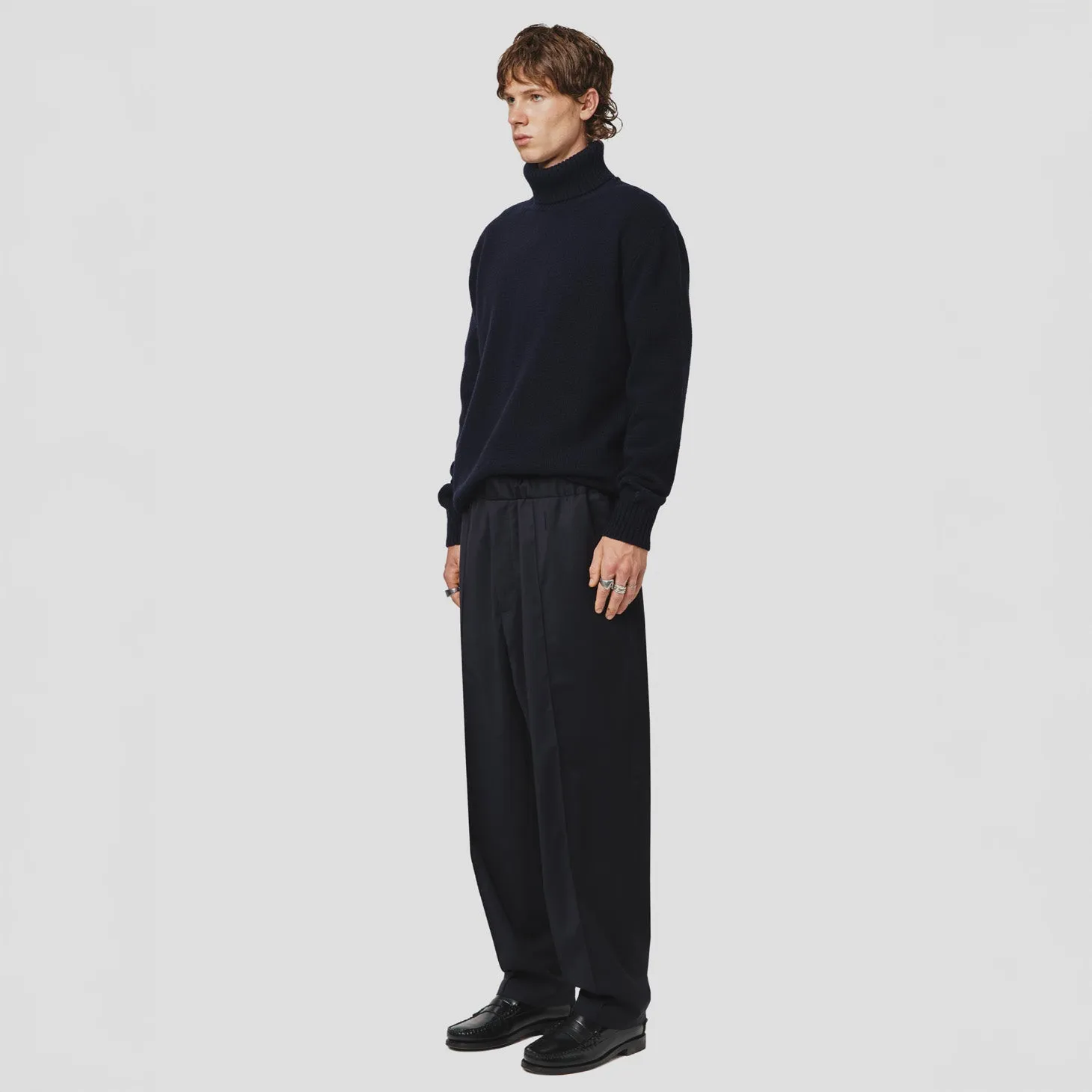 Lambswool High Neck Sweater