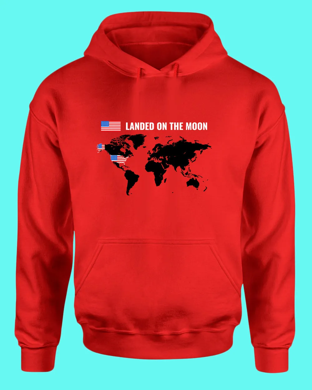 Landed on the Moon hoodie USA hoodie