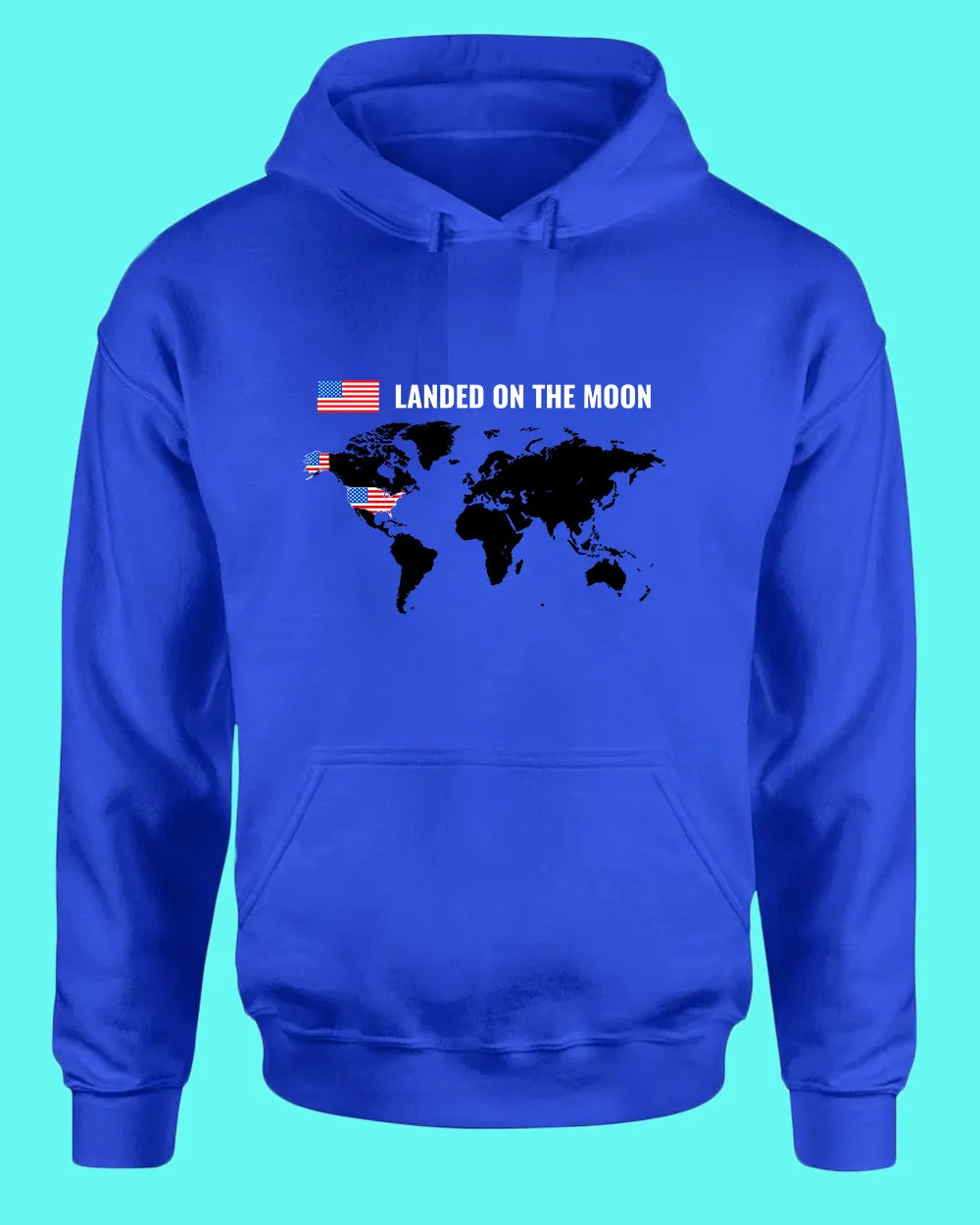 Landed on the Moon hoodie USA hoodie