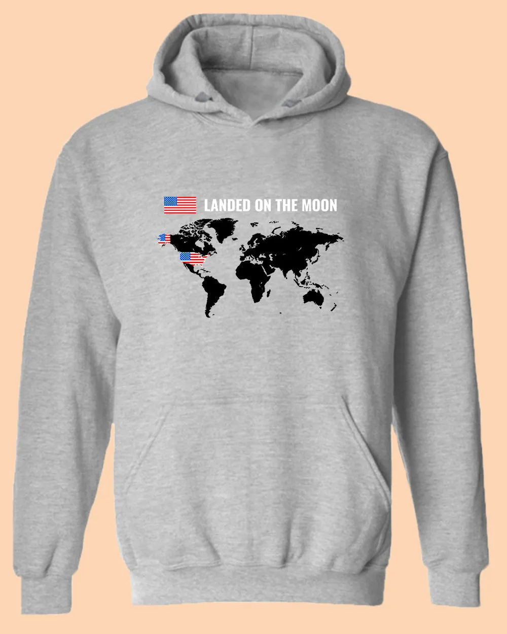 Landed on the Moon hoodie USA hoodie