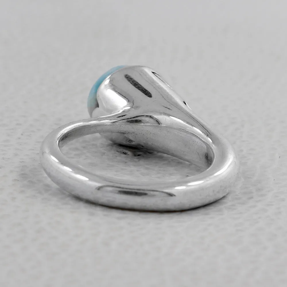 Larimar Silver Rings