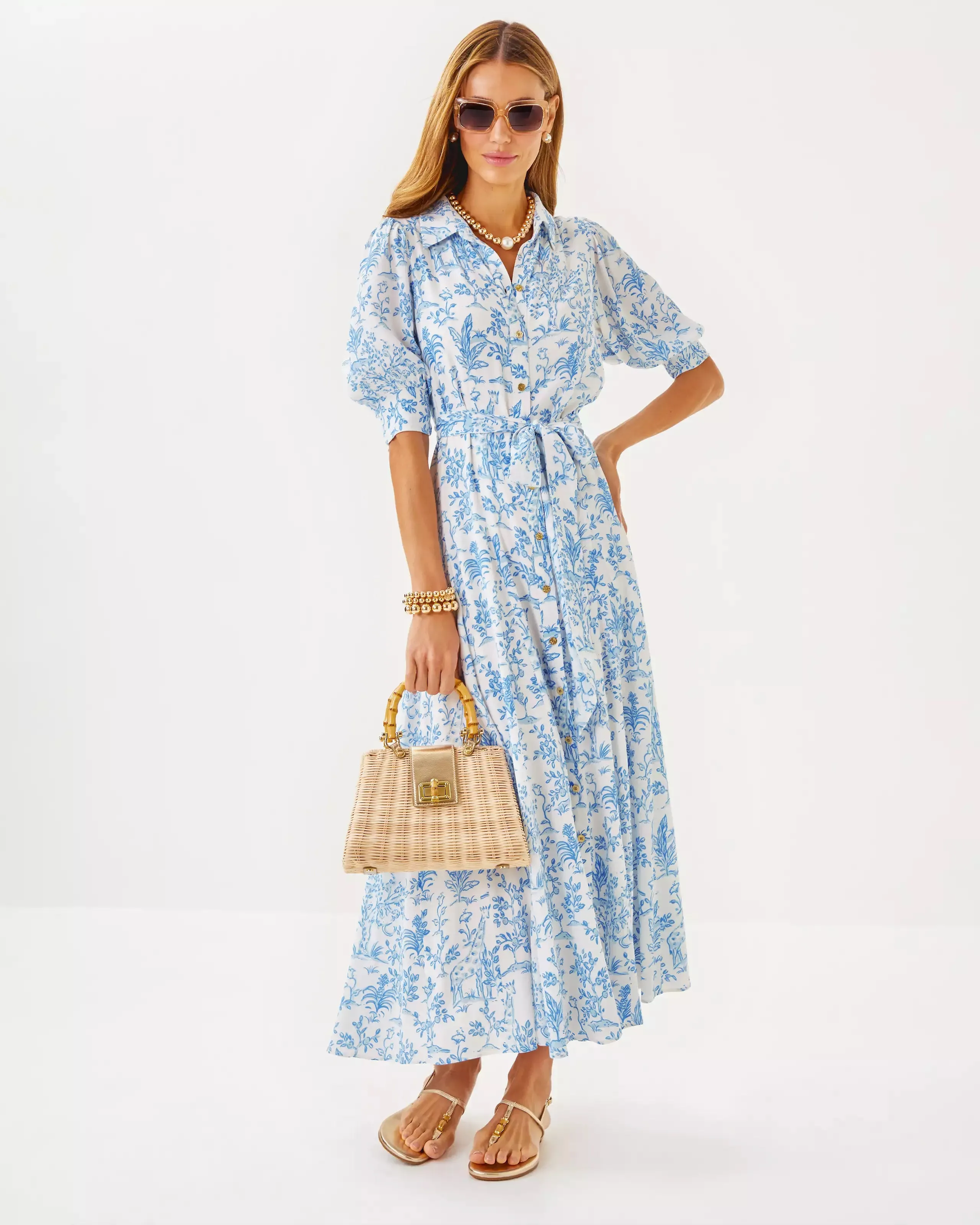LARKYN MIDI SHIRTDRESS