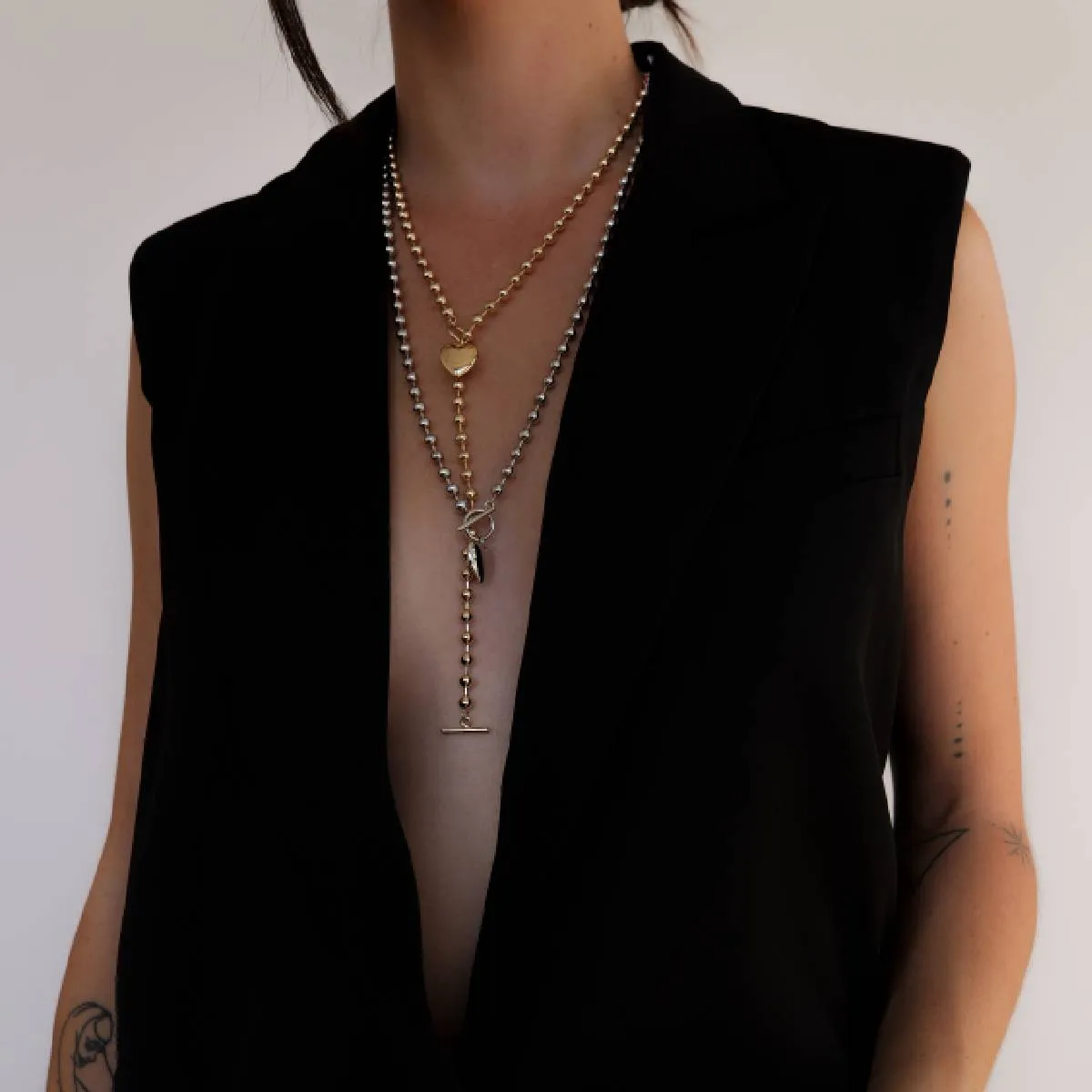 Le Bébé Heart Toggle Necklace