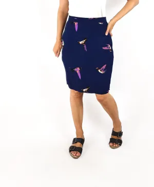 Leonard St navy skirt size 8