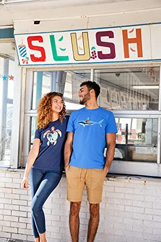 Life is Good Womens Vintage Crusher Graphic T-Shirt, Horse Darkest Blue, X-Large