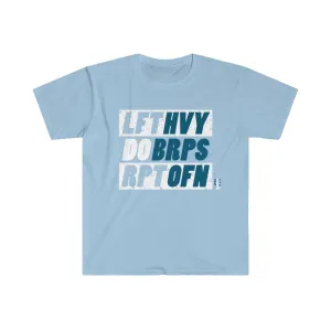 Lift Heavy Do Burpees Repeat Often - Men's Fitted Workout T Shirt