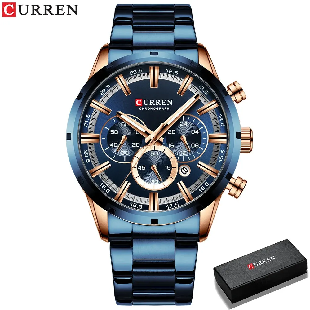 LIGE Women's Silicone Chrono Watch