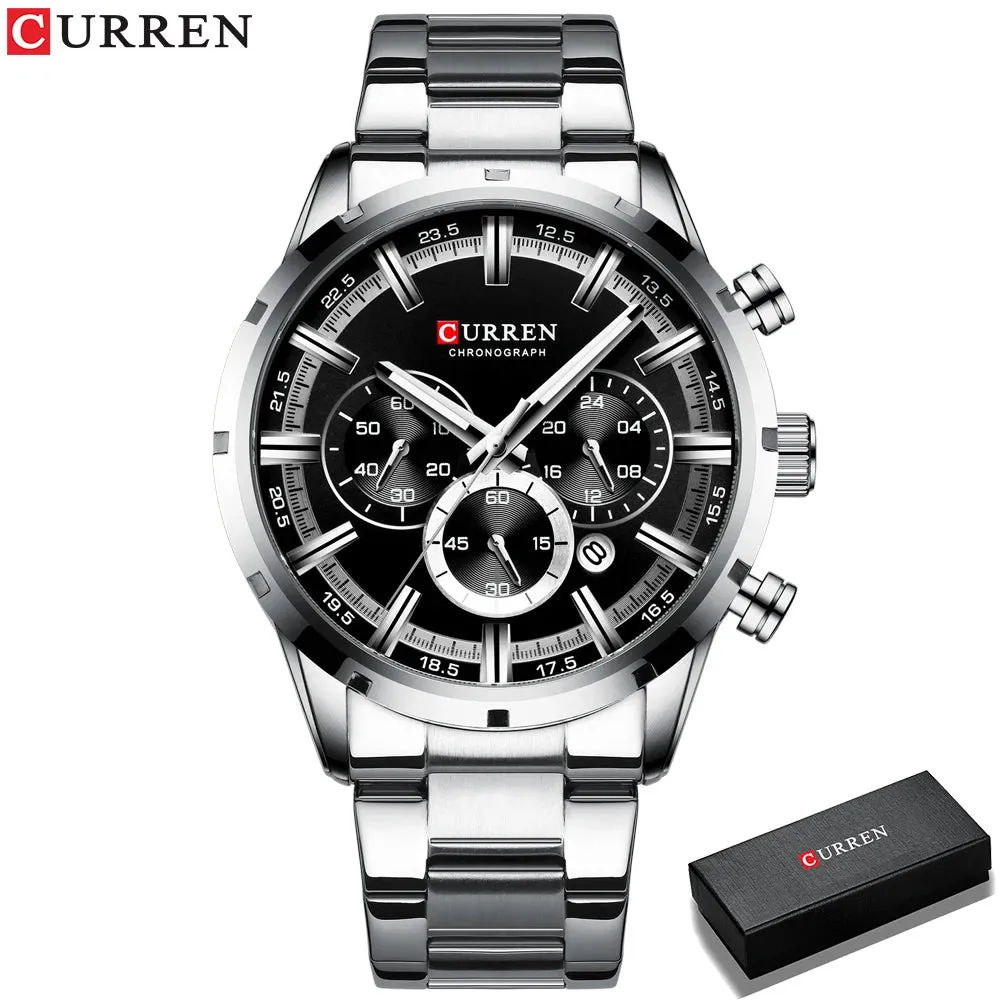 LIGE Women's Silicone Chrono Watch