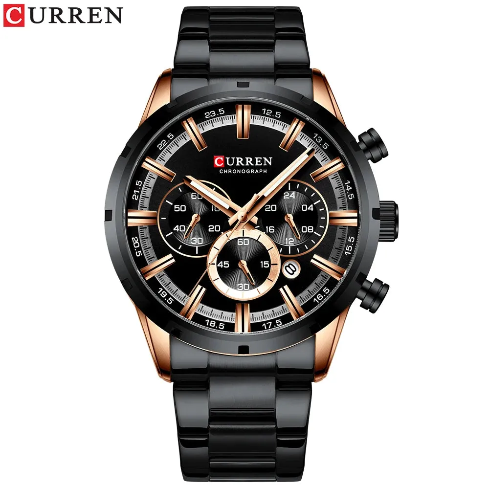 LIGE Women's Silicone Chrono Watch