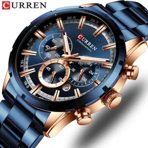 LIGE Women's Silicone Chrono Watch