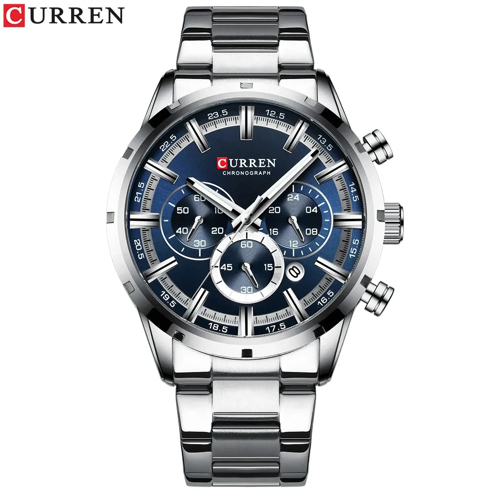 LIGE Women's Silicone Chrono Watch