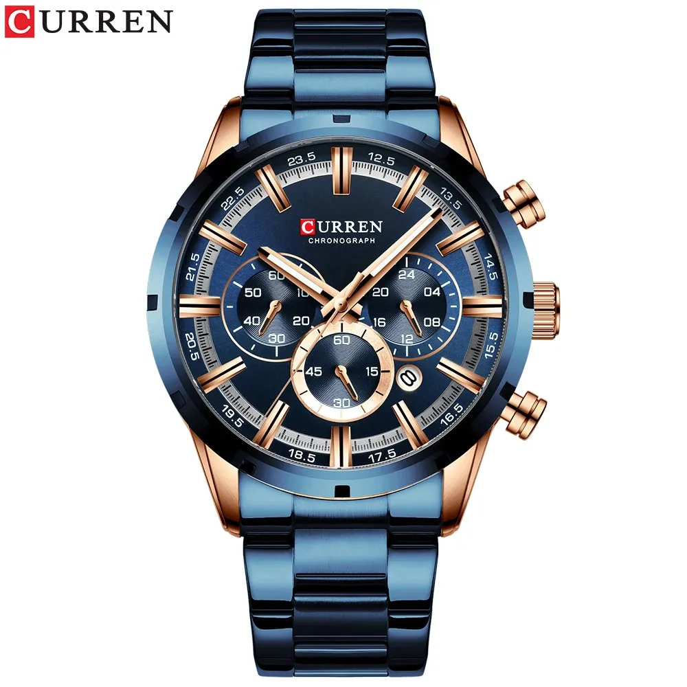 LIGE Women's Silicone Chrono Watch