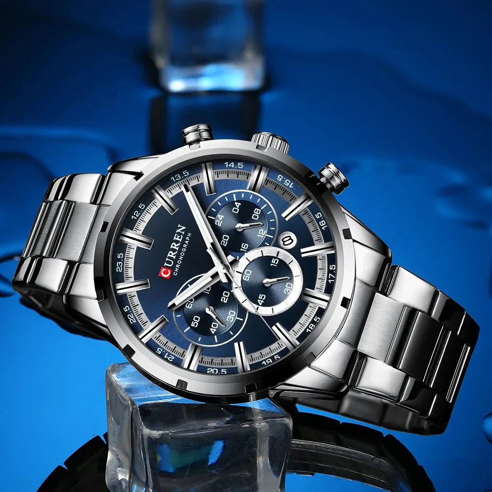 LIGE Women's Silicone Chrono Watch