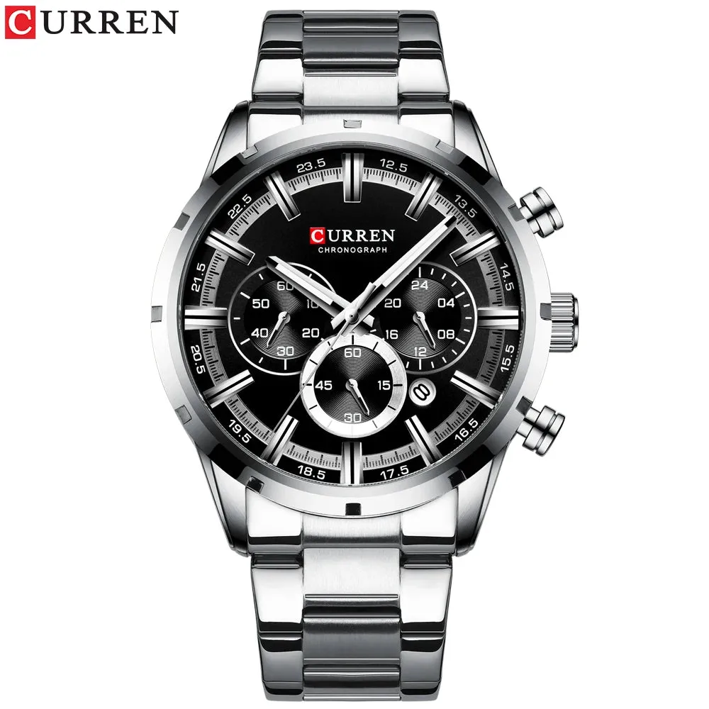 LIGE Women's Silicone Chrono Watch