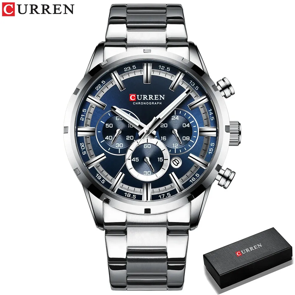 LIGE Women's Silicone Chrono Watch
