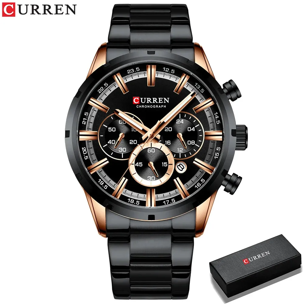 LIGE Women's Silicone Chrono Watch