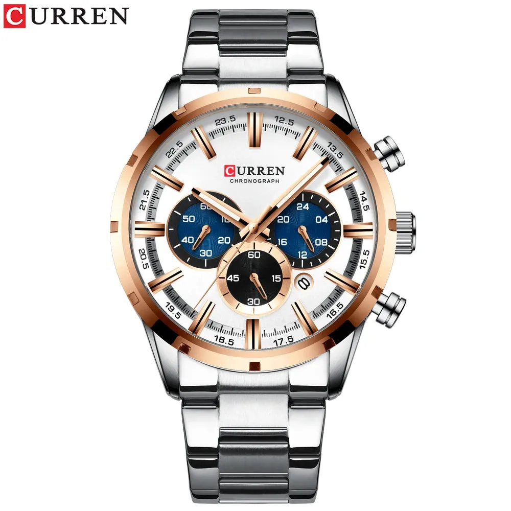 LIGE Women's Silicone Chrono Watch