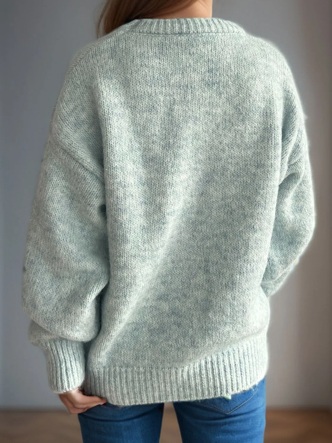 Lilah Round Neck Long Sleeve Sweater