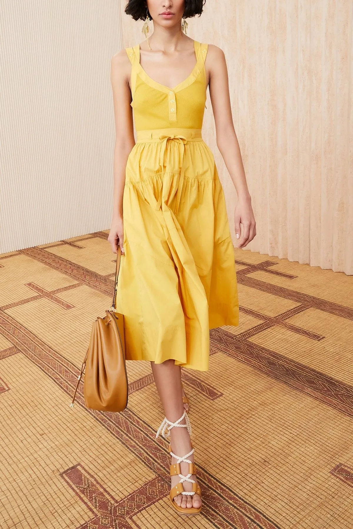 Lilith Dress in Goldenrod