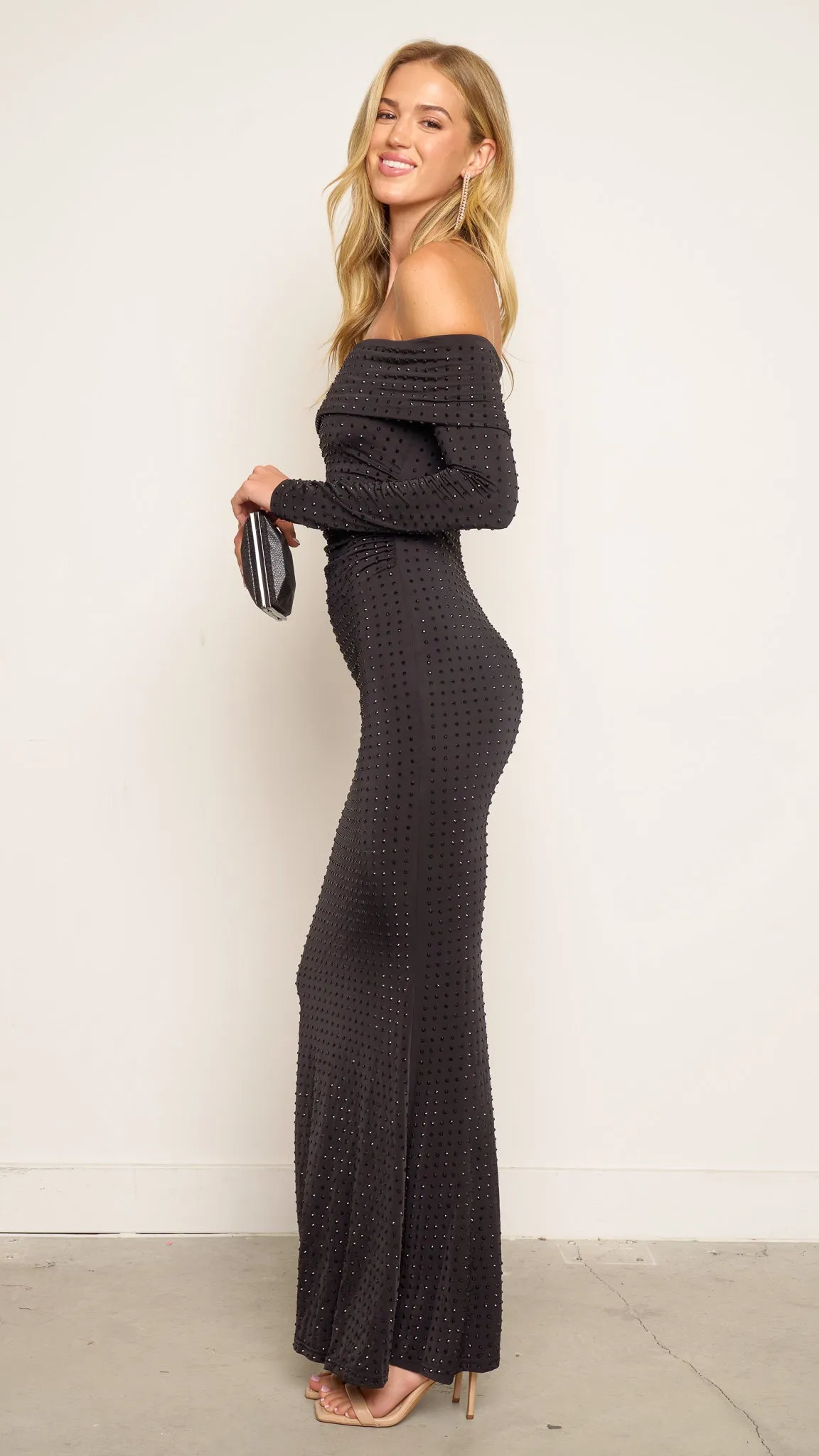 Lita Maxi Dress in black