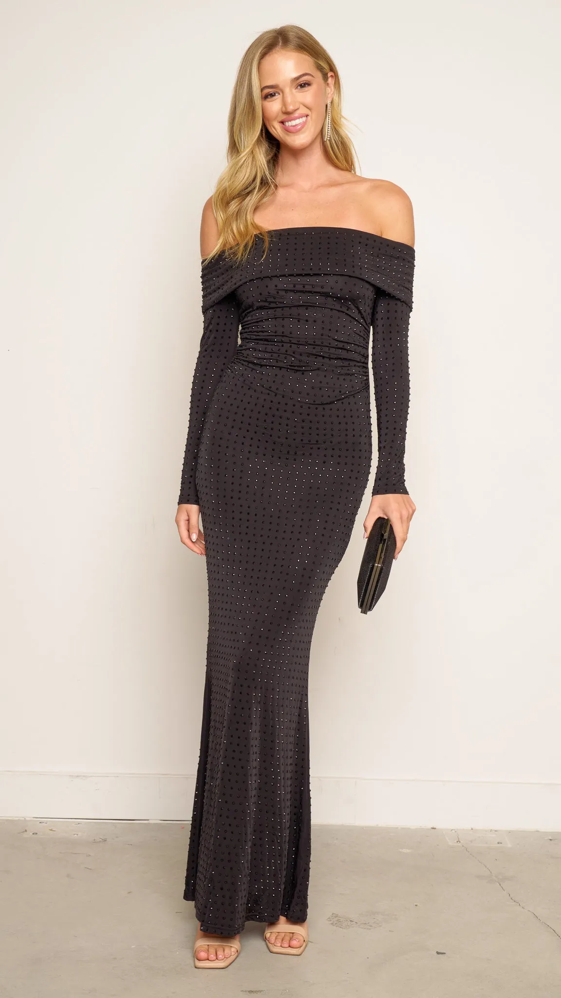 Lita Maxi Dress in black