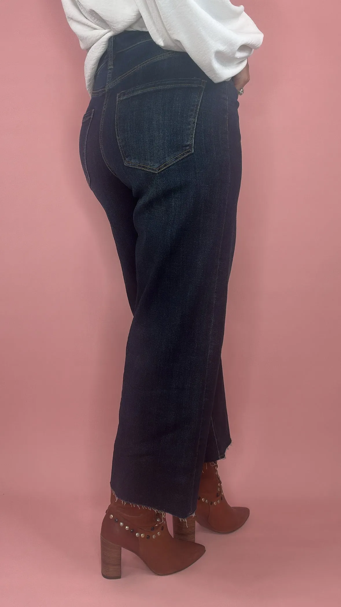 Liverpool Eastmoor Raw Hem Wide Leg (1 SIZE 4)