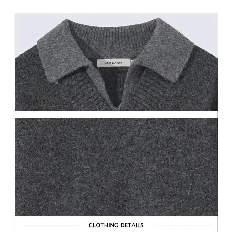 Loose Fit V-Neck Sweater