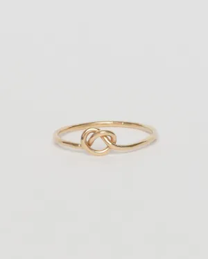 Love Me Knot Ring, Gold Filled