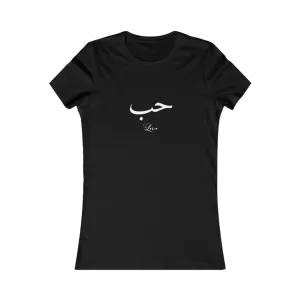 Love Symbol Women's Black Tee