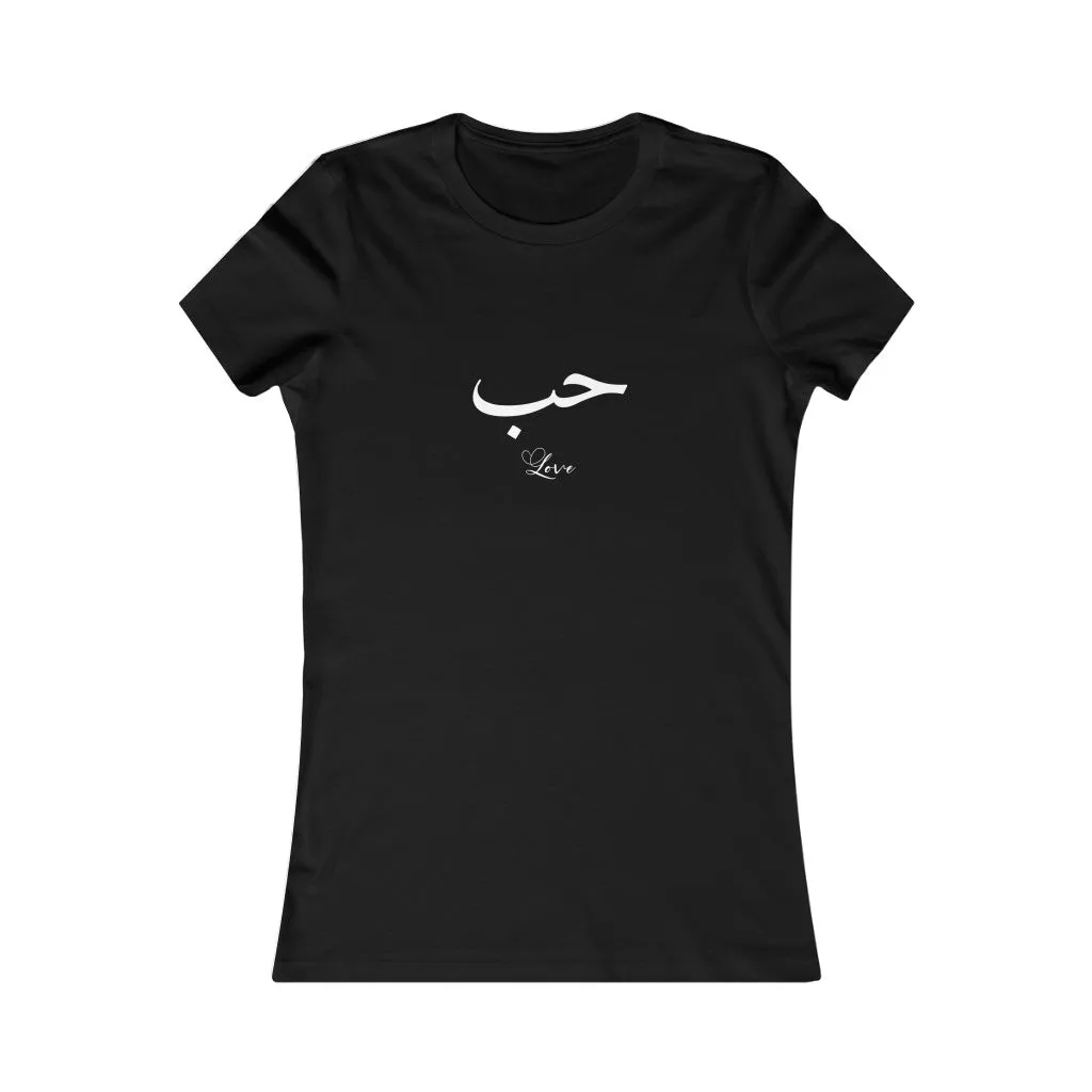 Love Symbol Women's Black Tee