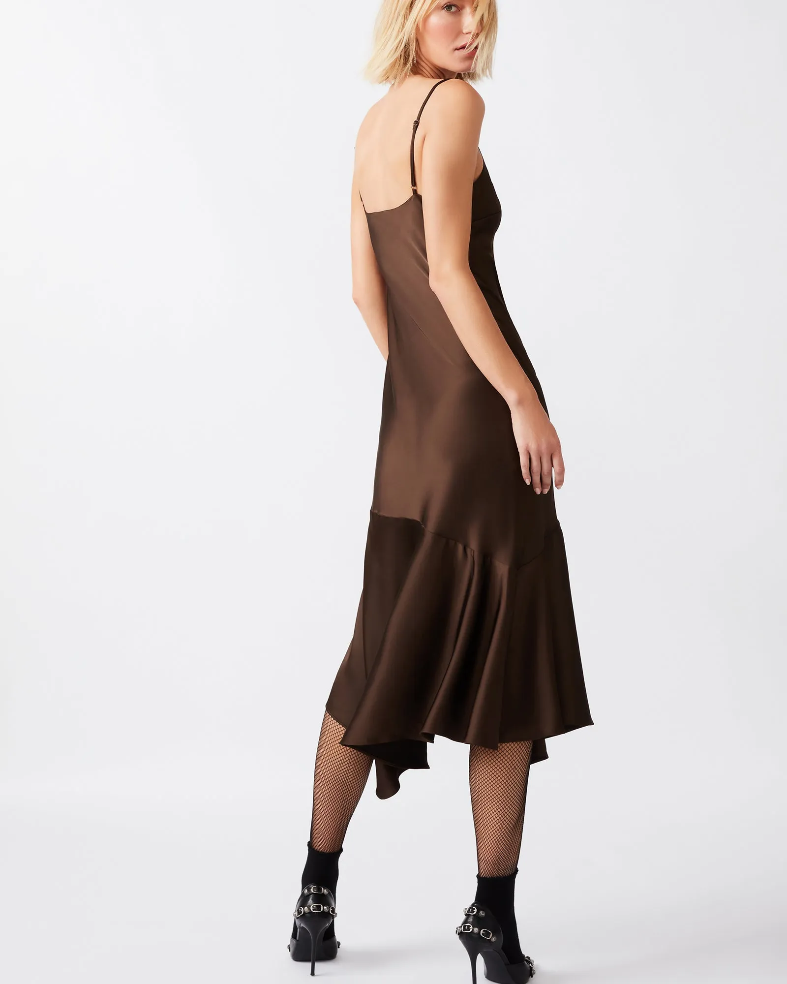 LUCILLE DRESS BROWN