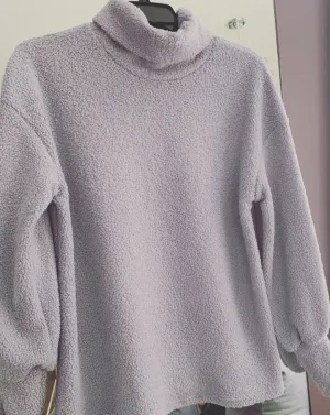 Lucy Lavender Sherpa Sweater