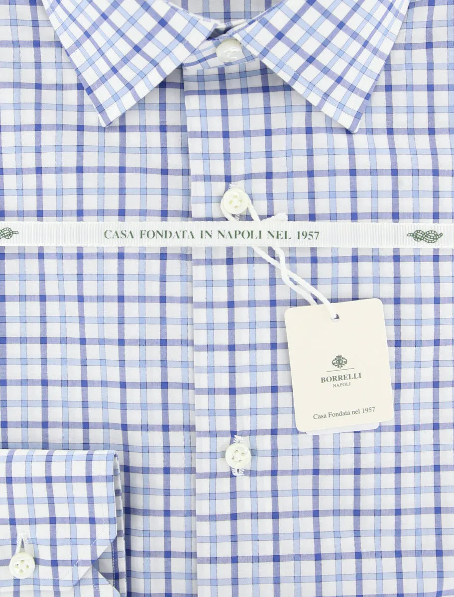 Luigi Borrelli Blue Shirt - Slim