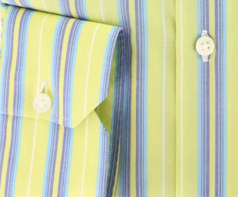 Luigi Borrelli Green Shirt - Slim