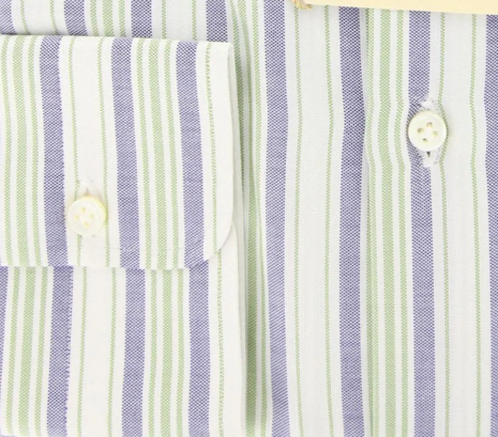 Luigi Borrelli Green Shirt - Slim