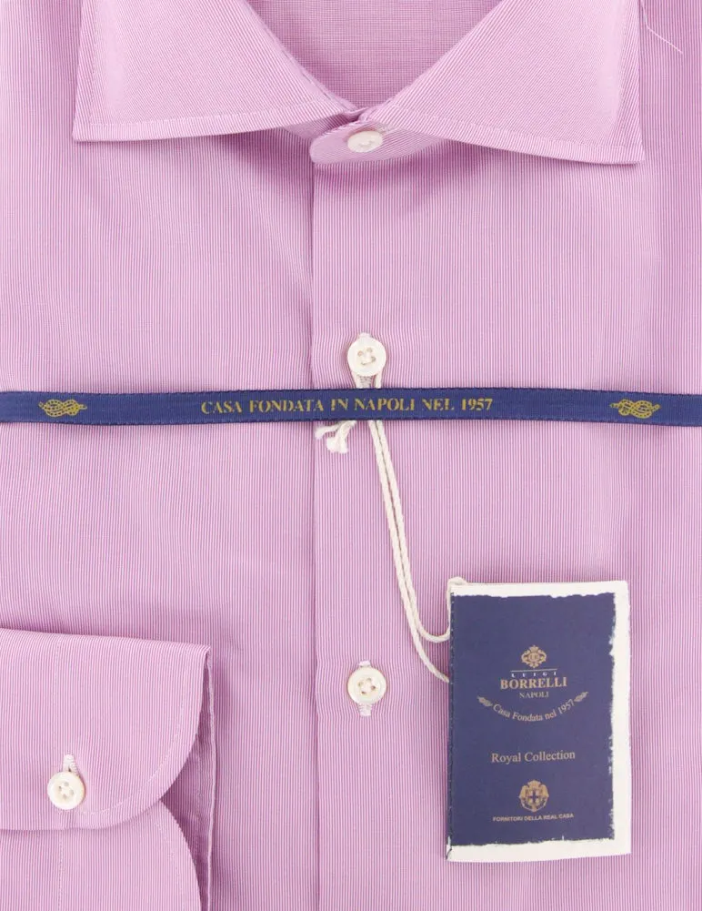 Luigi Borrelli Lavender Purple Shirt - Slim