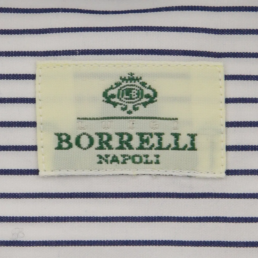 Luigi Borrelli Navy Blue Shirt - Extra Slim