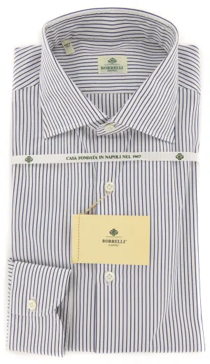Luigi Borrelli Navy Blue Shirt - Extra Slim