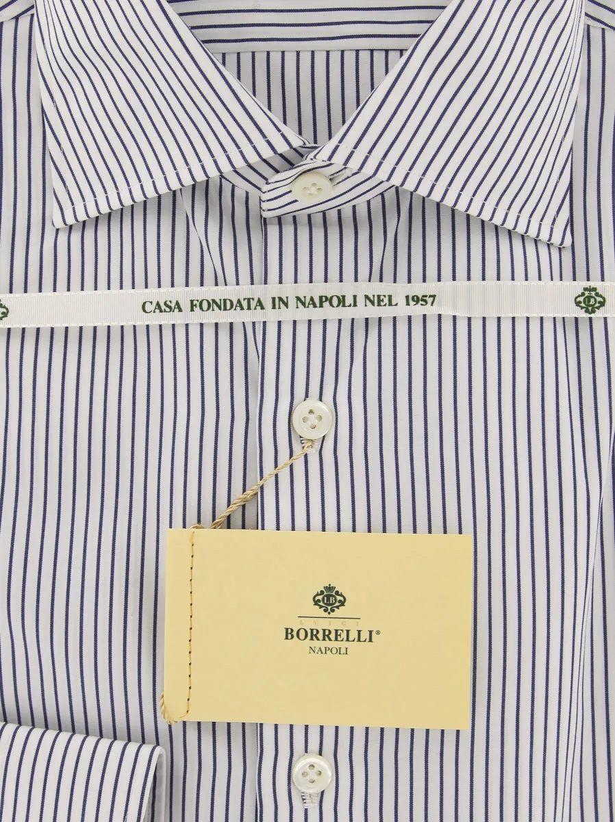 Luigi Borrelli Navy Blue Shirt - Extra Slim