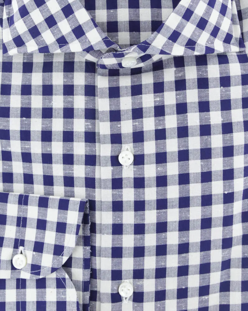 Luigi Borrelli Navy Blue Shirt - Slim